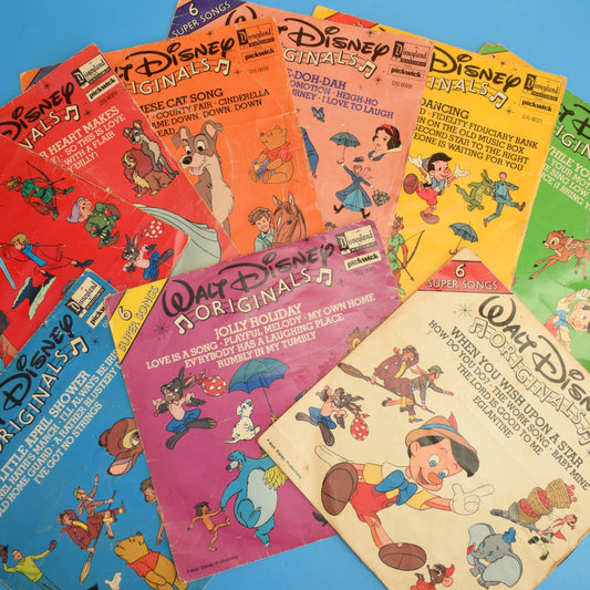 Vintage 1970s Records / Singles - Vinyl - Children's