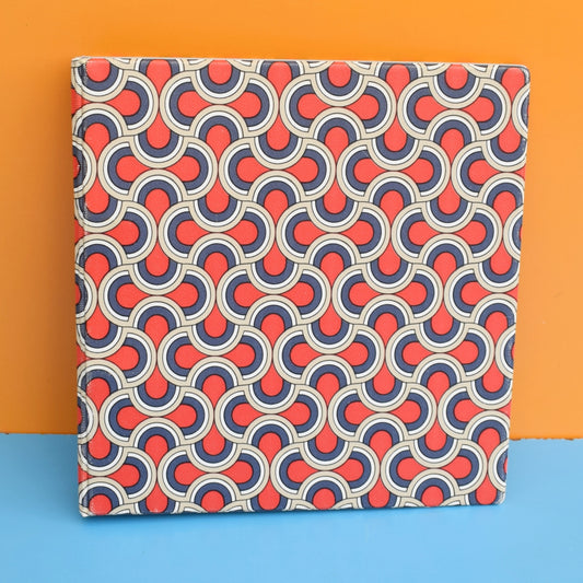 Vintage 1970s Geometric Ring Binder by Pineapple Retro