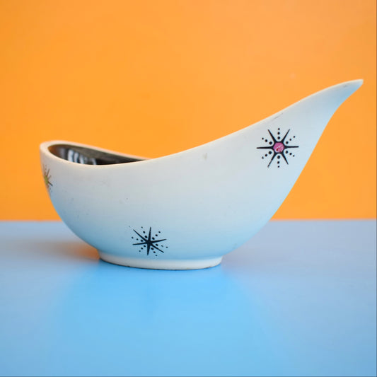 Vintage 1950s Wade China - Shooting Star Bowl / Spoon Rest by Vintage