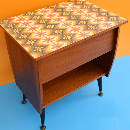 Vintage 1960s Sewing / Hobby Box - Flower Power by Vintage