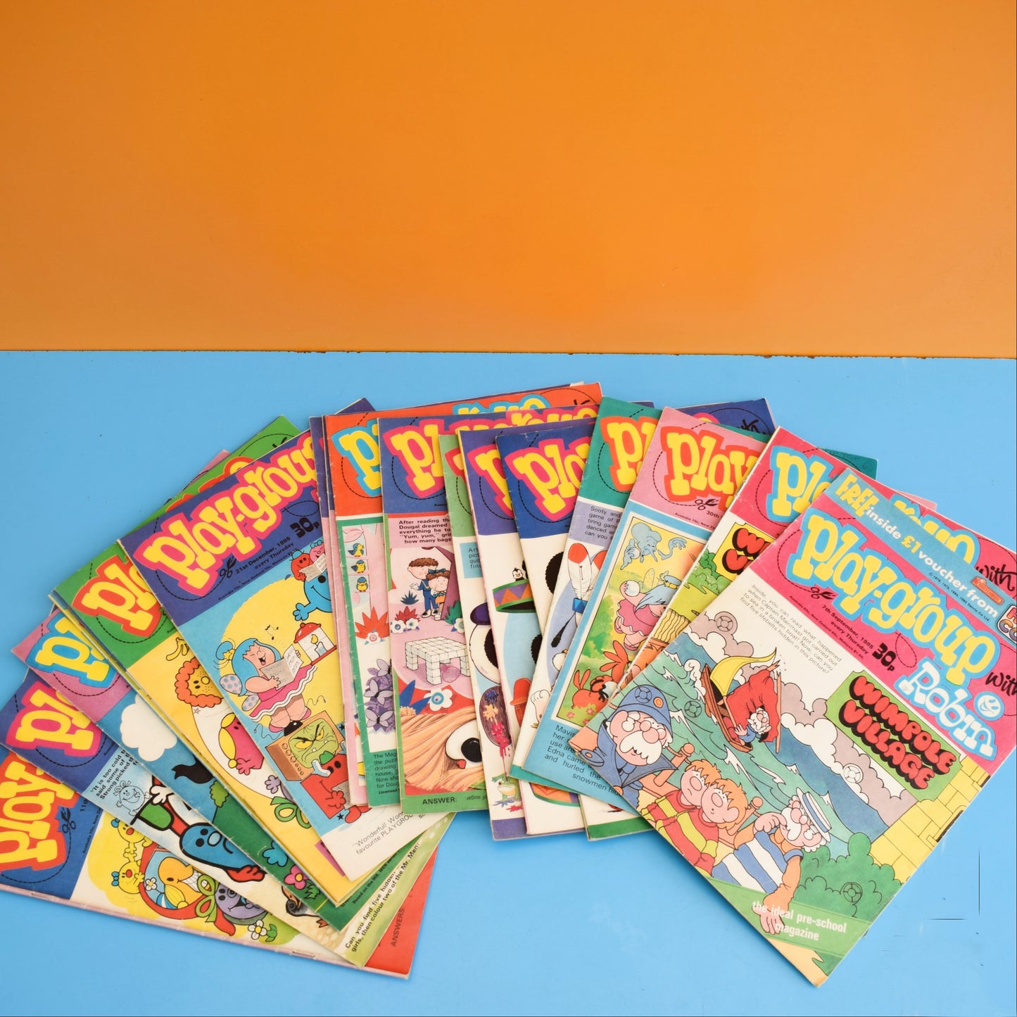 Vintage 1980s Playgroup With Robin Magazines