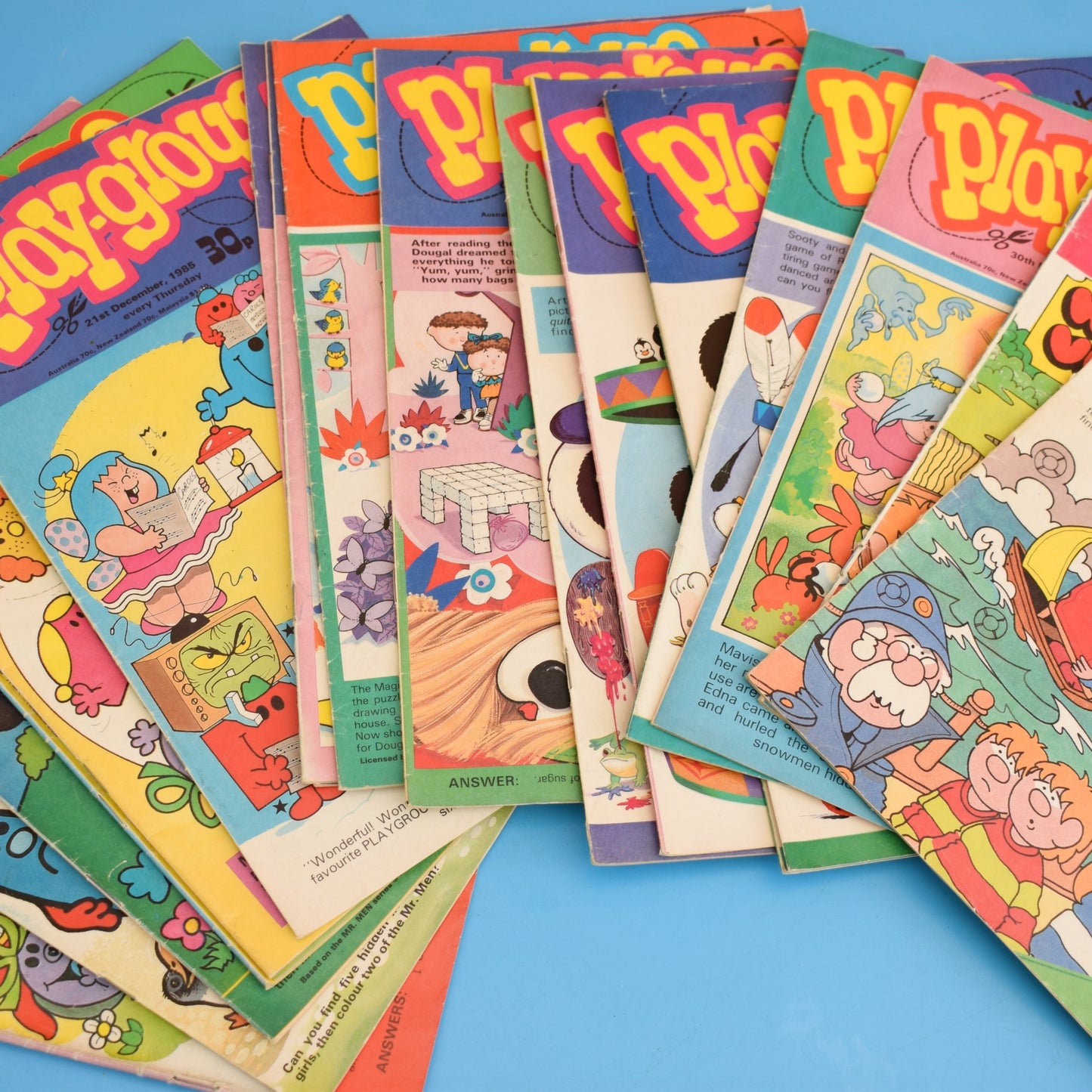 Vintage 1980s Playgroup With Robin Magazines