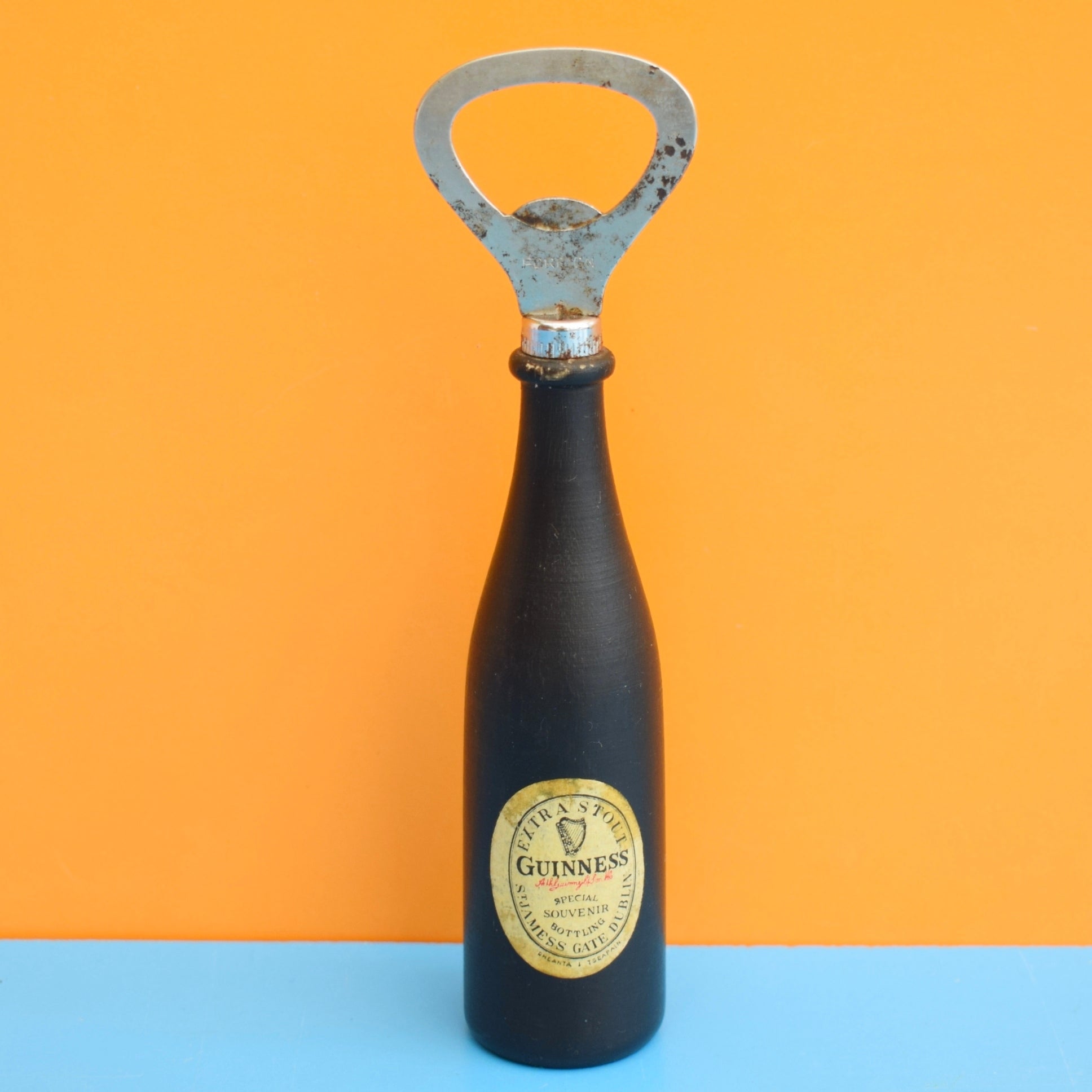 Vintage 1960s Guinness Bottle Opener - Home Bar by Vintage