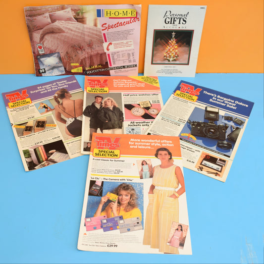 Vintage 1980s Home/Fashion Supliments by Pineapple Retro