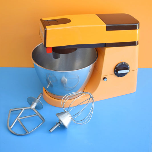 Vintage 1970s Kenwood Chef Food Mixer - Orange by Vintage