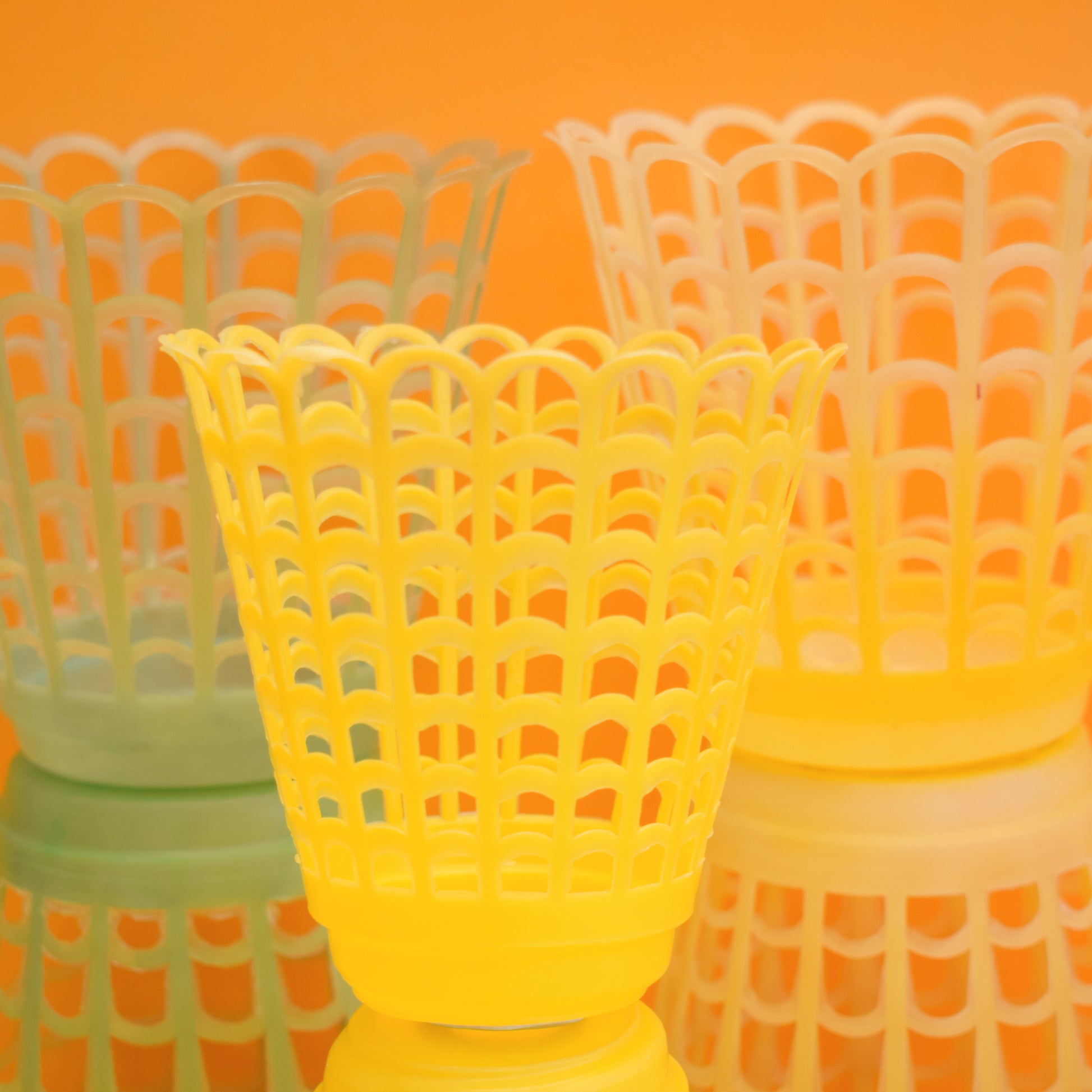 Vintage 1960s Plastic Plant Pots - Various by Pineapple Retro