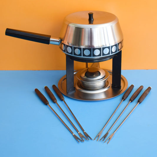Vintage 1960s Swiss Fondue Set - Arcade- Boxed by Vintage