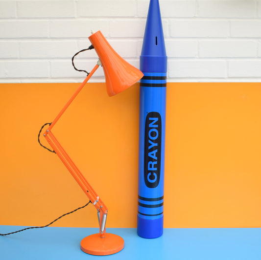 Vintage 1980s Oversized Crayon Money Box - Pop Art - Red