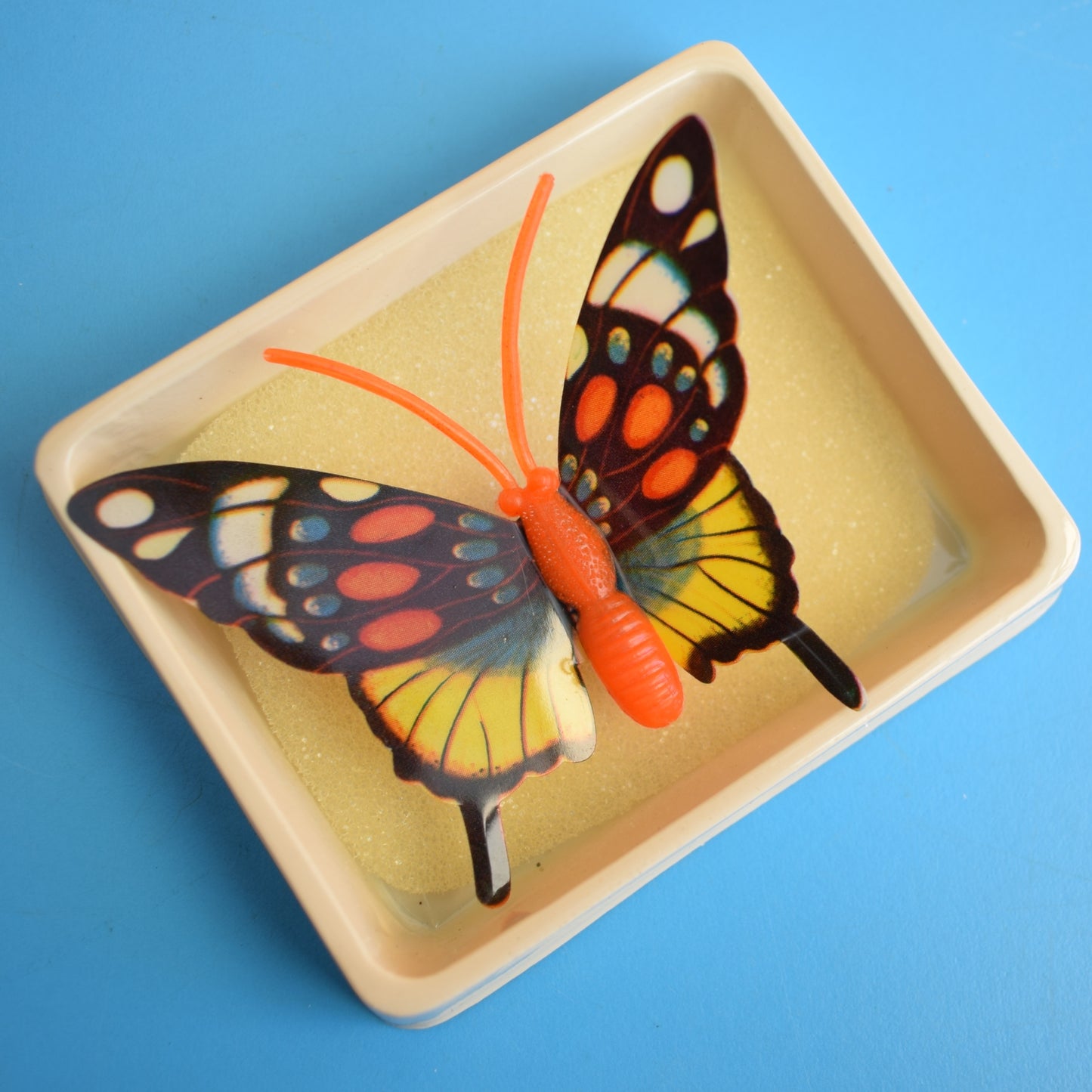Vintage 1970s Plastic Butterfly Brooches - Unused by Vintage