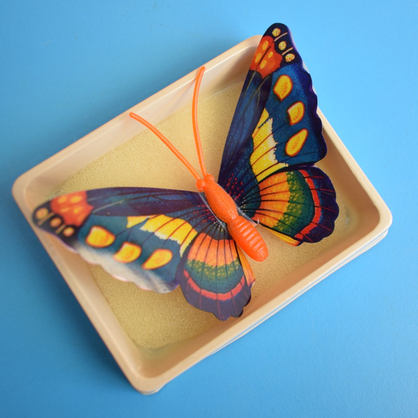 Vintage 1970s Plastic Butterfly Brooches - Unused by Vintage