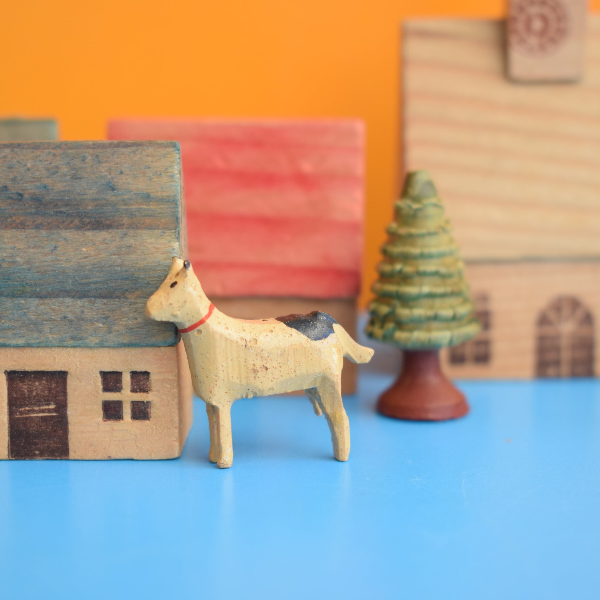 Vintage 1960s Mixed German Wooden Buildings by Vintage
