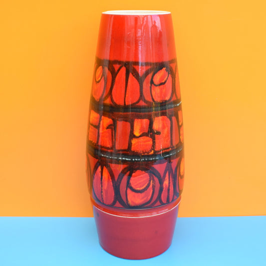 Vintage 1960s Poole Delphis Large Vase - Angela Wyburgh