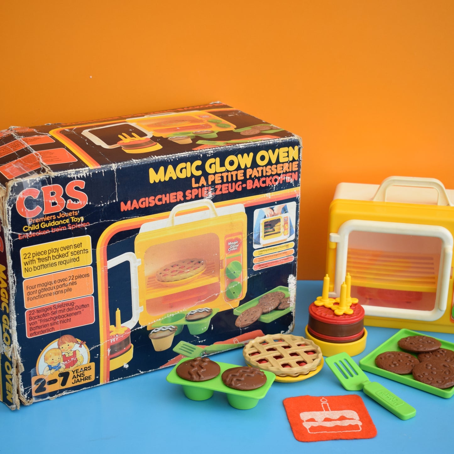 Vintage 1980s CBS Magic Glow Oven- Boxed