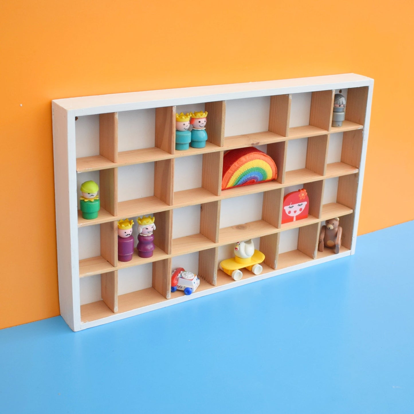 Vintage 1990s Wood Display Unit - Ikea . by Pineapple Retro