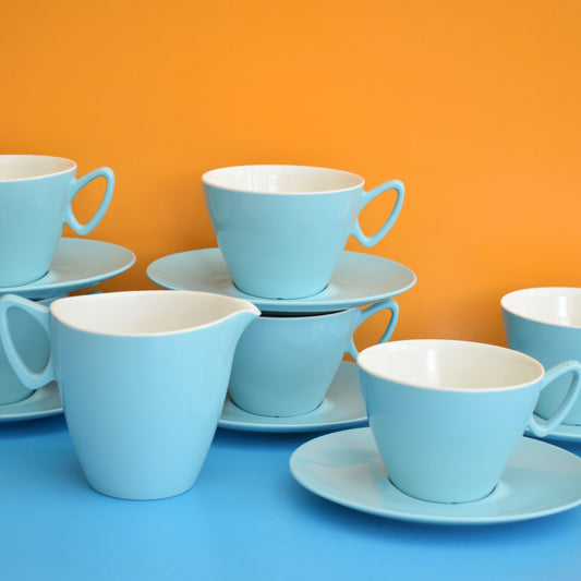 Vintage 1960s Melamine Plastic - Powder Blue