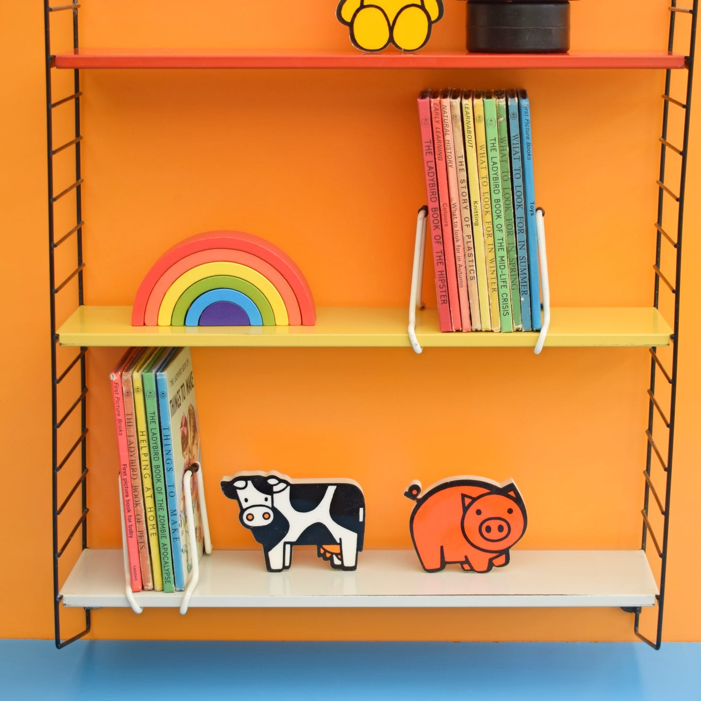 Vintage 1950s Dutch Tomado Book Stops by Pineapple Retro