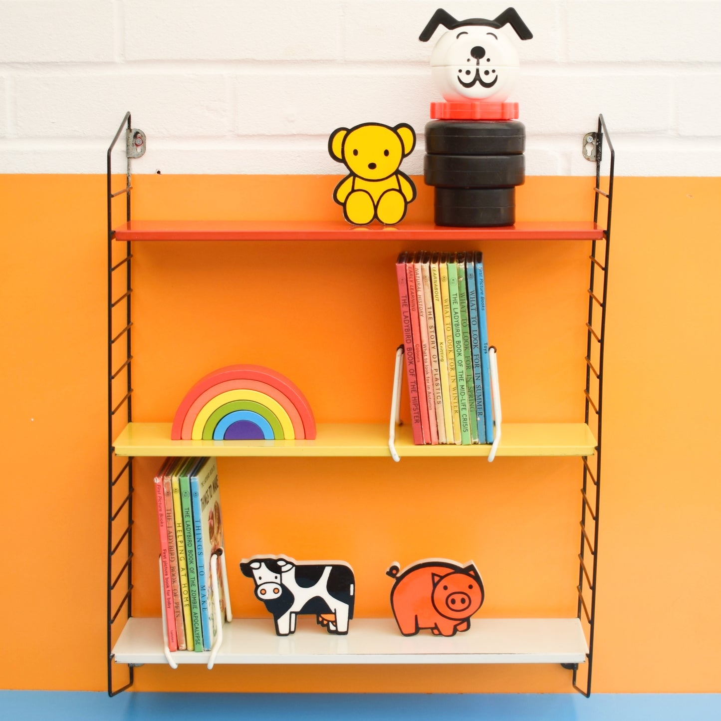Vintage 1950s Dutch Tomado Book Stops by Pineapple Retro