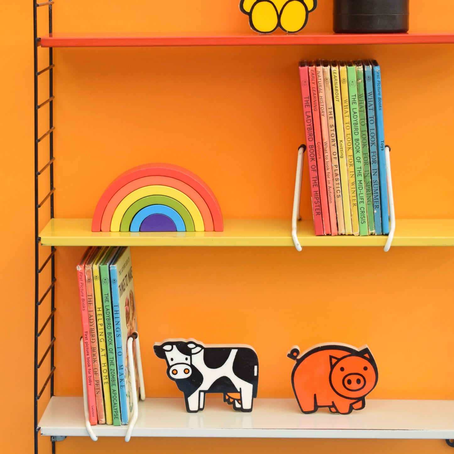 Vintage 1950s Dutch Tomado Book Stops by Pineapple Retro