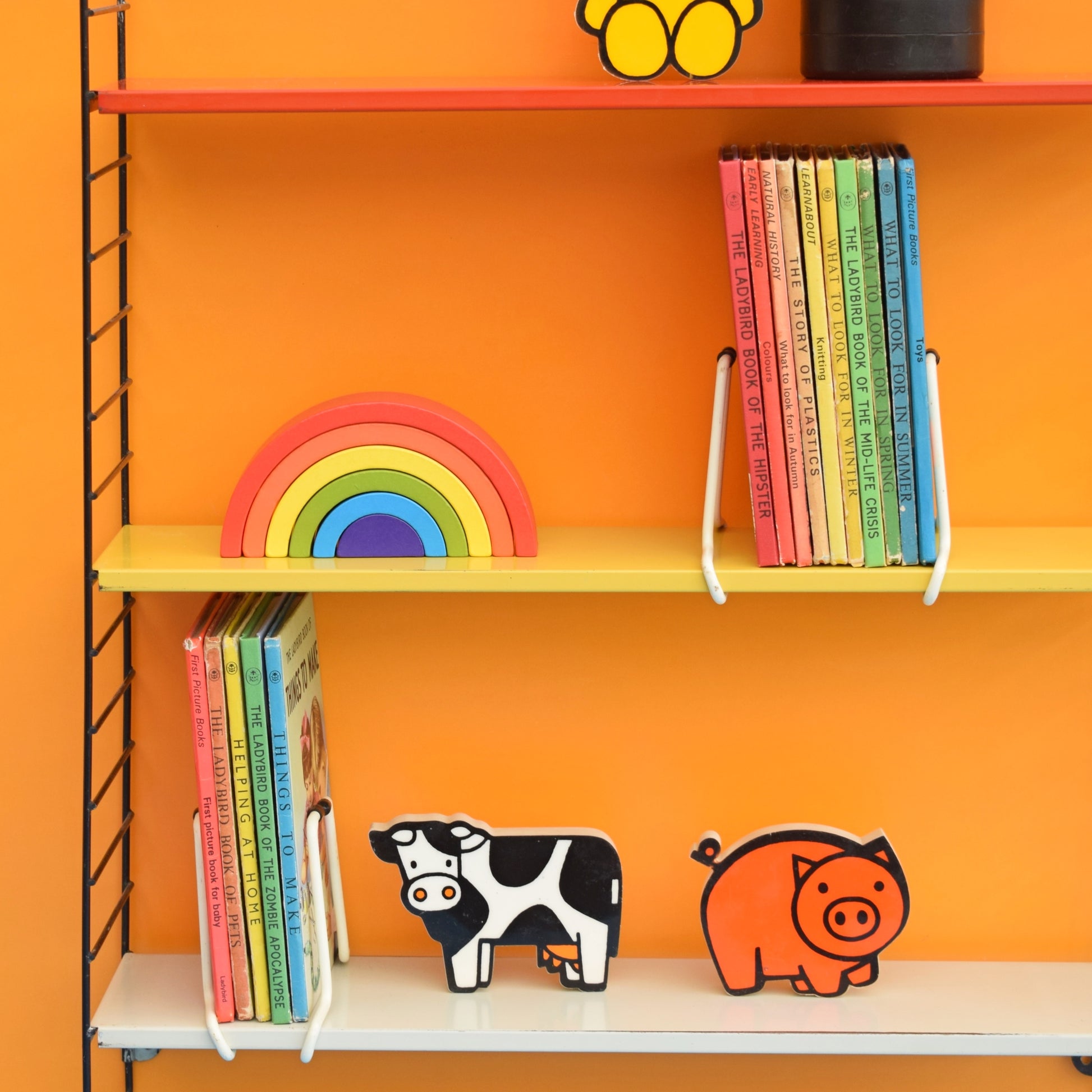 Vintage 1950s Dutch Tomado Book Stops by Pineapple Retro