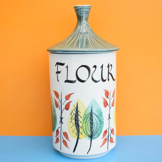 Vintage 1960s Flour Jar - Arthur Wood by Pineapple Retro