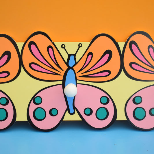 Vintage 2000s Butterfly Hooks - Peter Max Style by Vintage