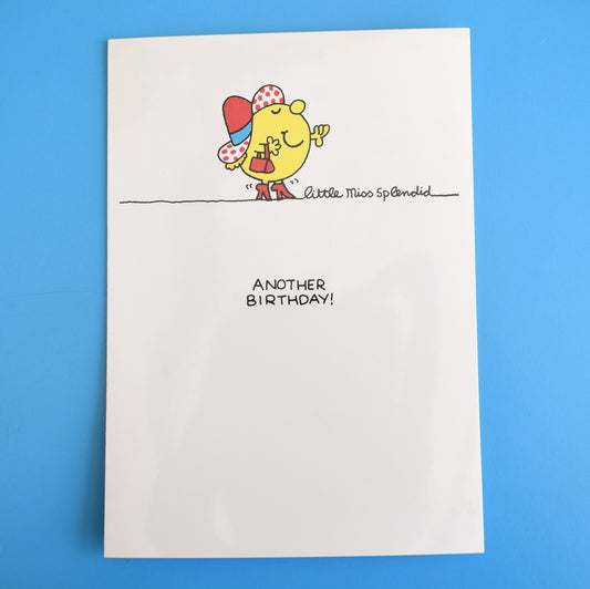 Vintage 1980s Greeting Card - Little Miss Splendid / Little Miss Late by Pineapple Retro