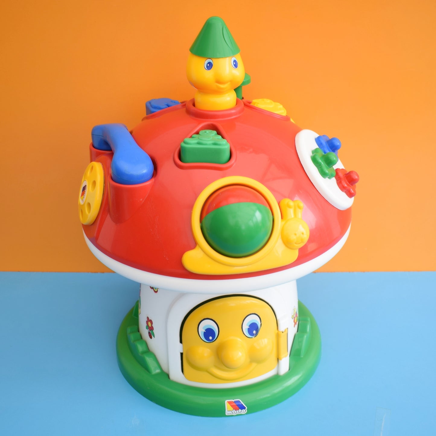 Vintage 1980s Moto Giant Toadstool Toddler Toy