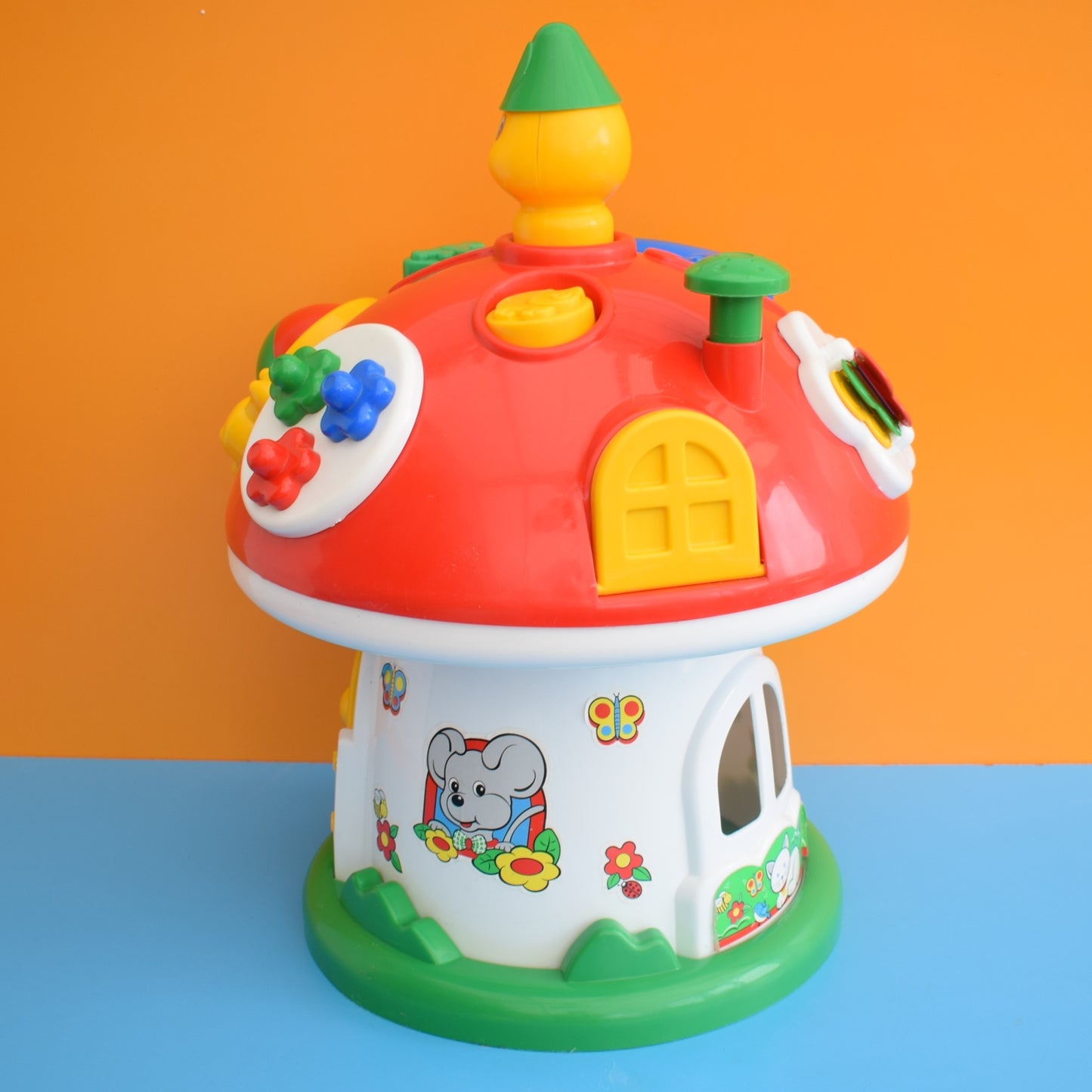 Vintage 1980s Moto Giant Toadstool Toddler Toy