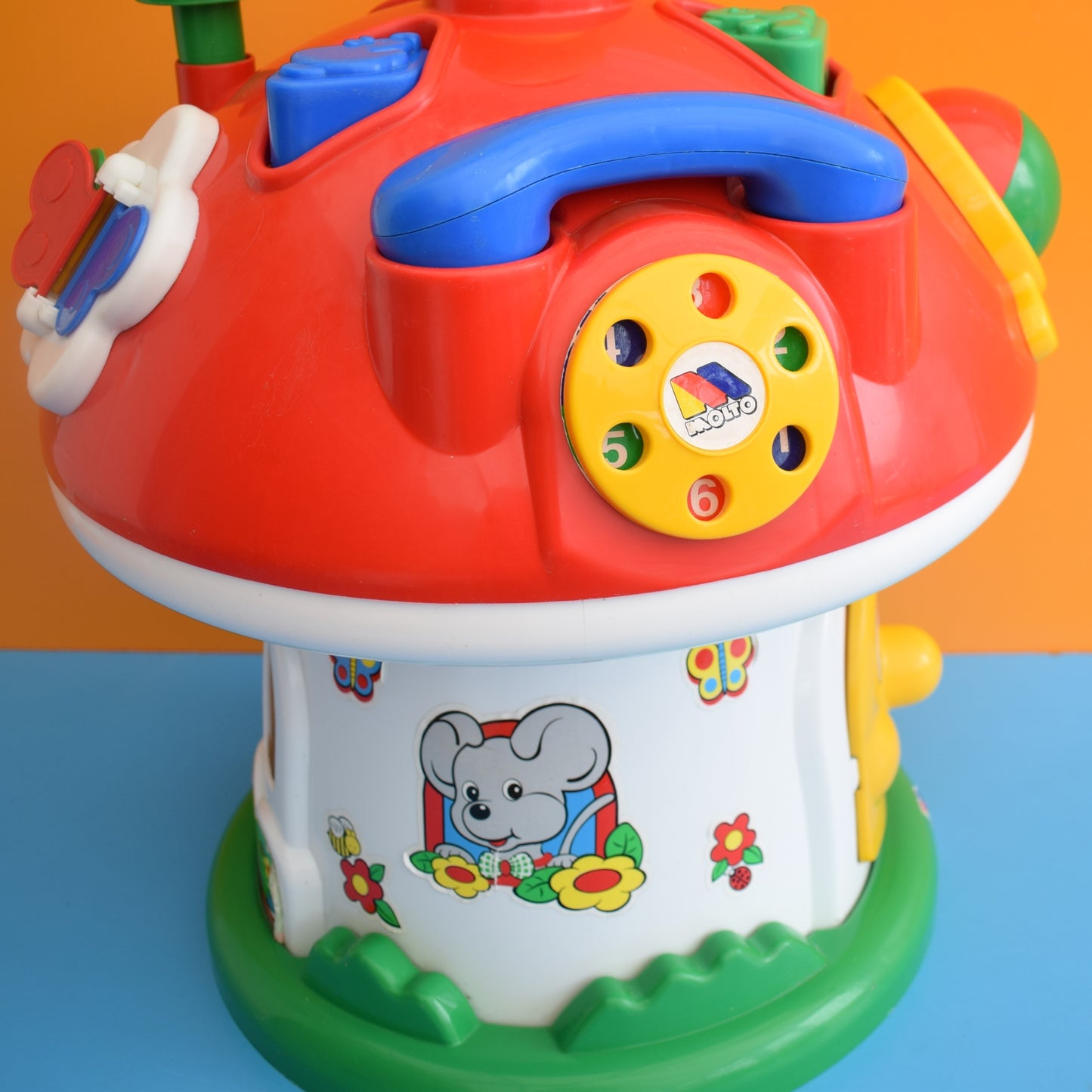 Vintage 1980s Moto Giant Toadstool Toddler Toy