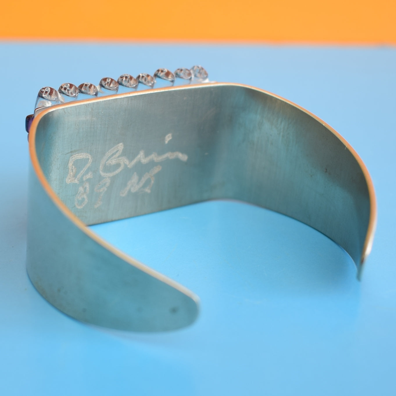 Vintage 1970s Steel / Glass Jewellery by Vintage