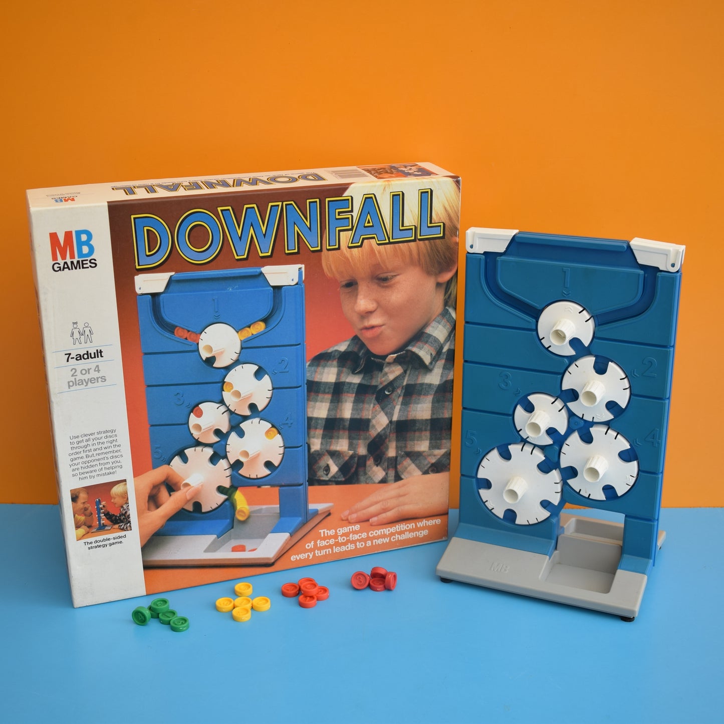 Vintage 1980s Downfall Game - by MB