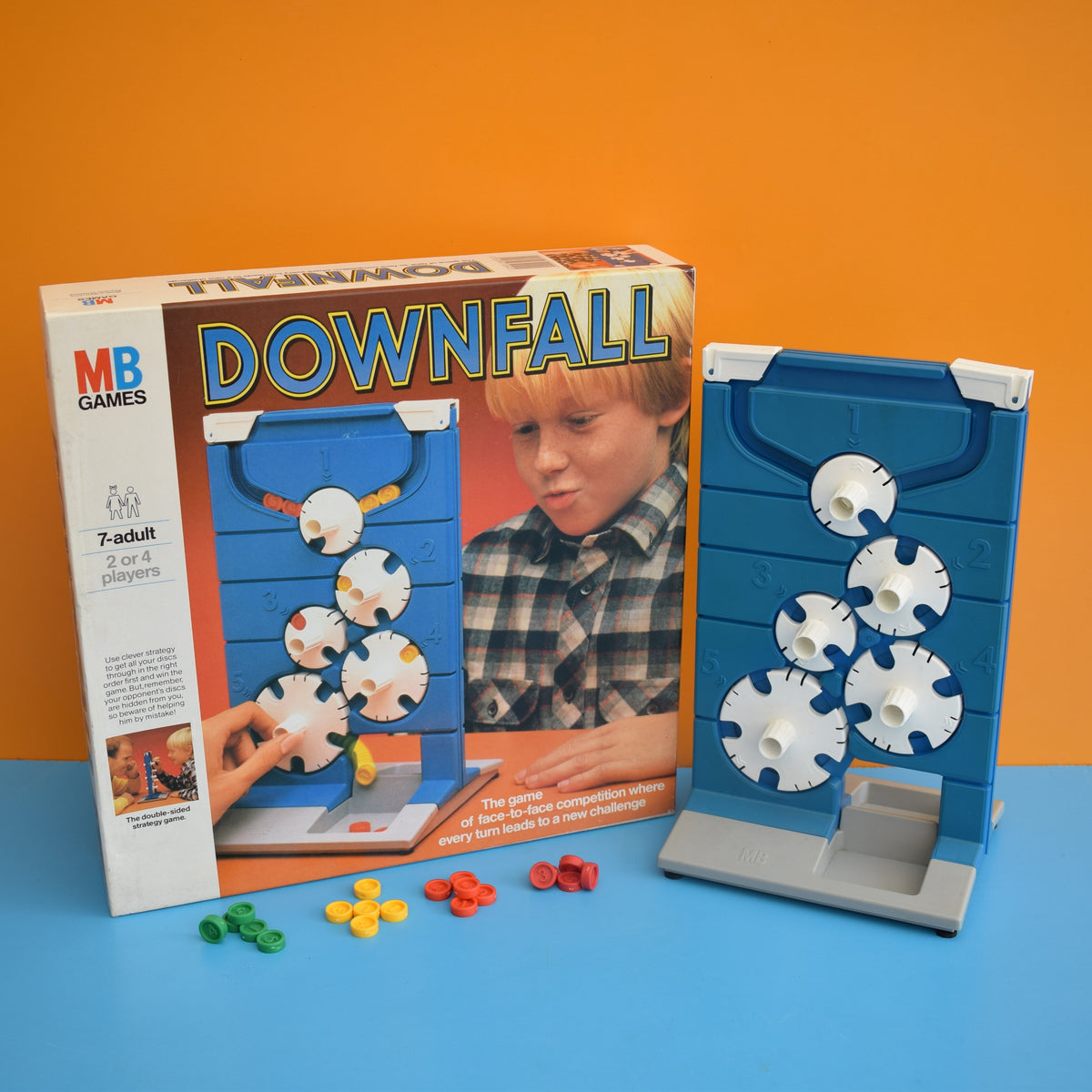 Downfall Math Game Vintage 1980s Downfall Game - by MB – Pineapple Retro