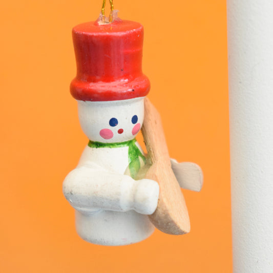 Vintage 1970s Wooden Christmas Decorations x11