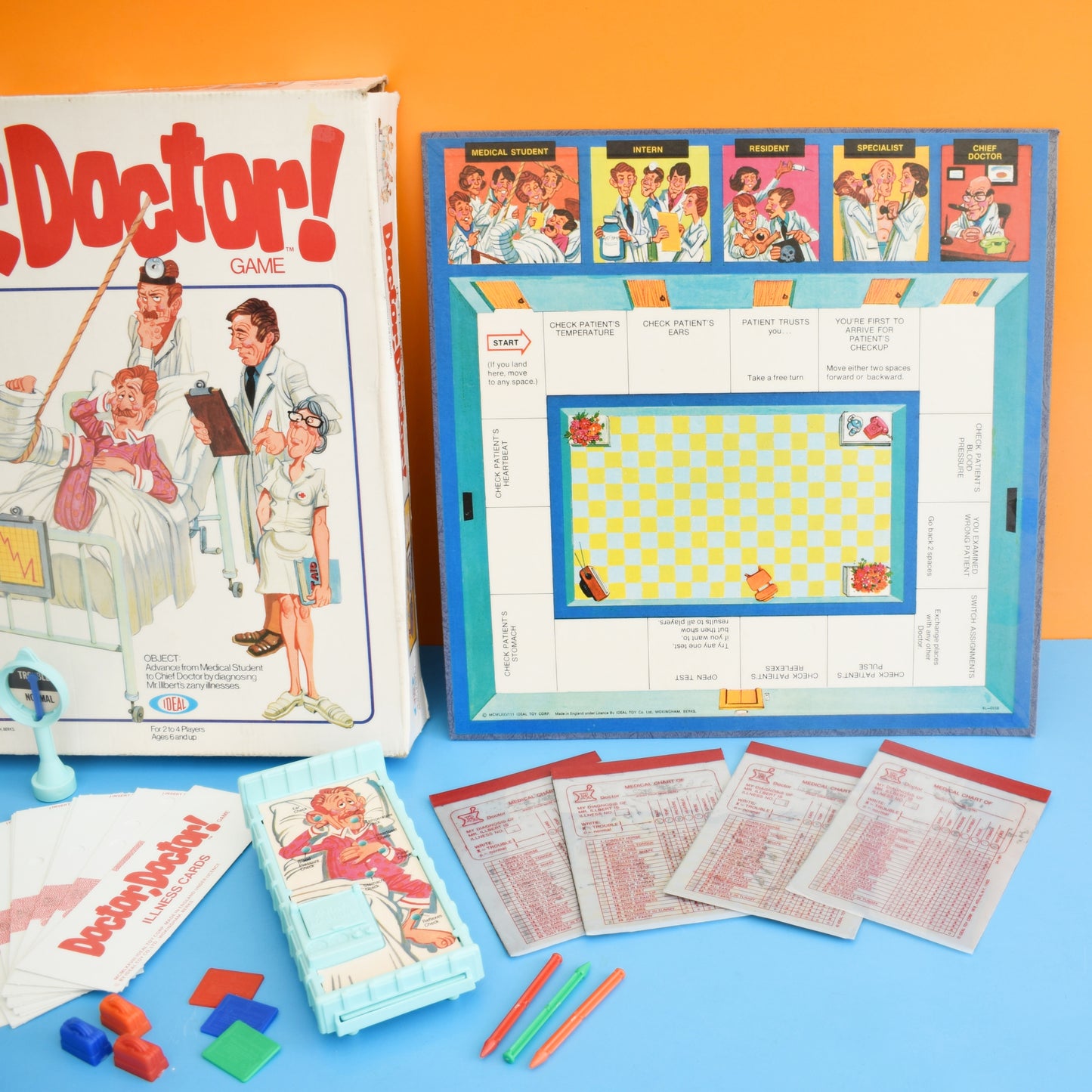 Vintage 1970s Doctor Doctor Game - Ideal