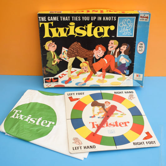 Vintage 1960s Twister Game - Great Graphics by Pineapple Retro