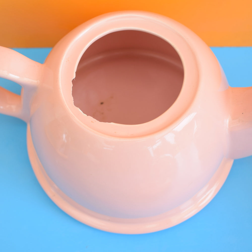 Vintage 1950s Celtic Insulated Tea Set - Chrome / Pink