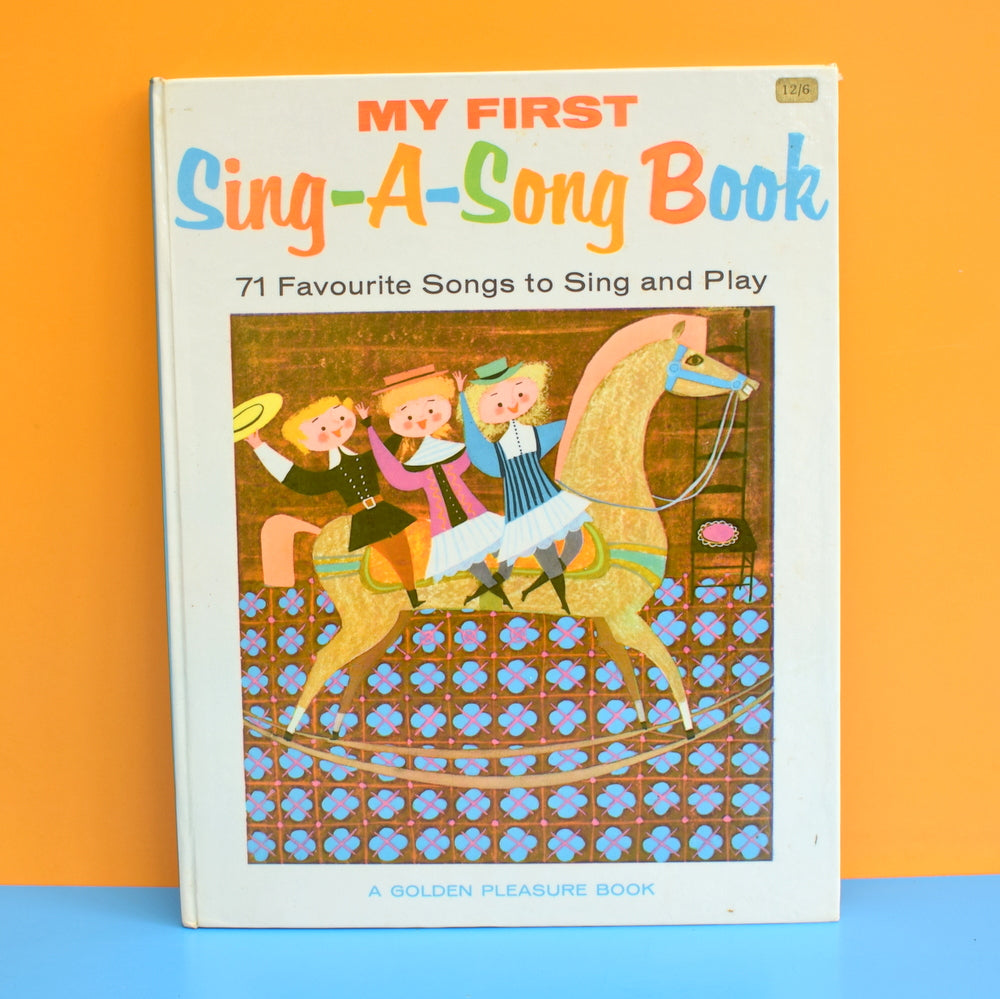 Vintage 1960s Rare Sing-A-Song-Book - Mary Blair