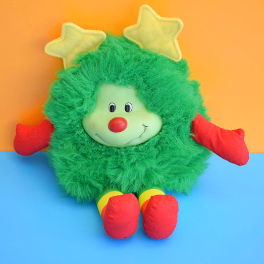 Vintage 1980s Rainbow Brite Sprite Soft Toy - Green Lucky by Vintage