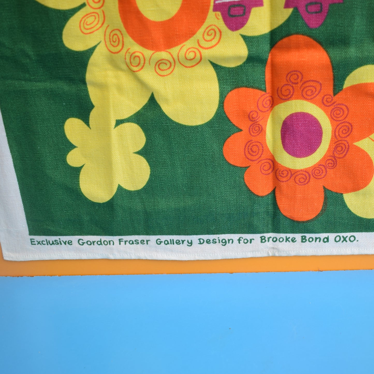 Vintage 1970s Tea Towel - Gordon Fraser by Vintage
