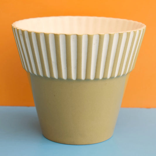 Vintage 1950s Planter - Hornsea Summit - Mustard by Vintage