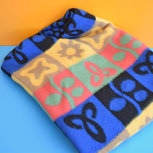 Vintage 1950s Wooly Blanket / Throw - English by Vintage