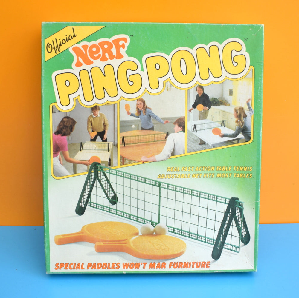 Vintage 1980s Nerf Ping Pong- Complete