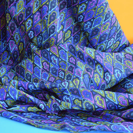 Vintage 1960s Synthetic Dressmakers Fabric by Vintage