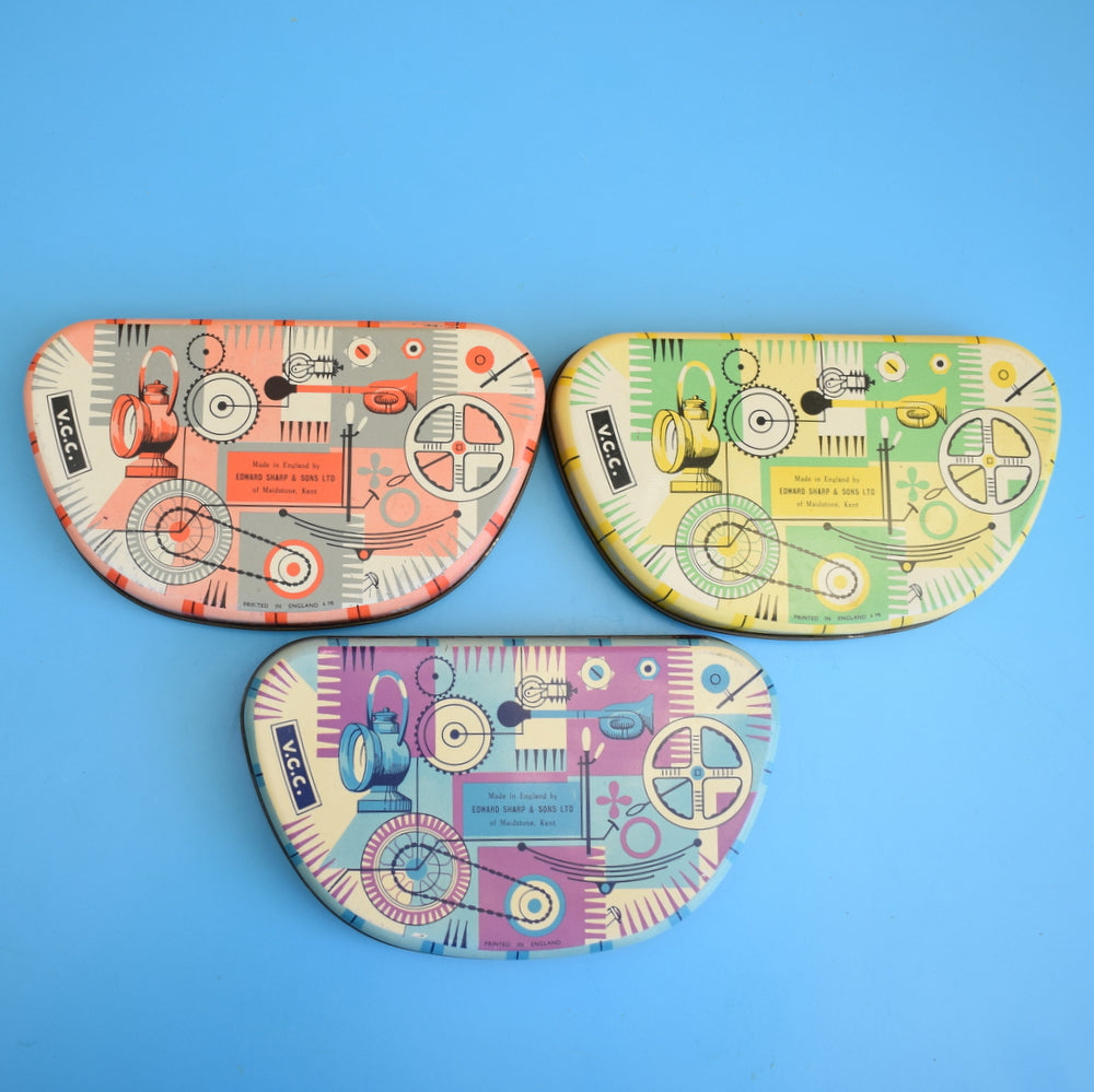 Vintage 1950s Sharps Toffee Tin Selection - Vintage Car Club