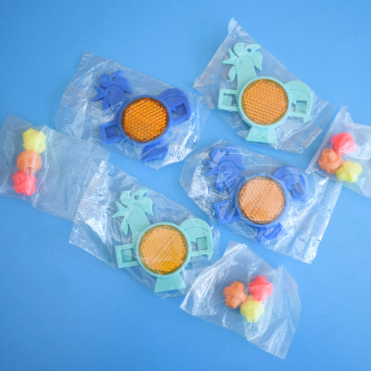 Vintage 1980s Kellogg's Bike Reflectors / Spokie Dokies by Vintage