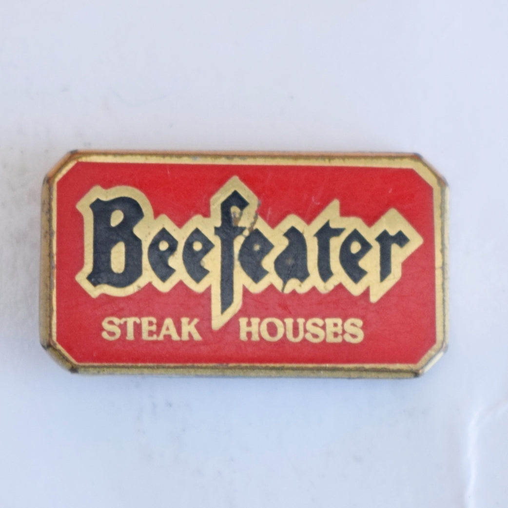 Vintage 1980s Beefeater Employee Card / Badges