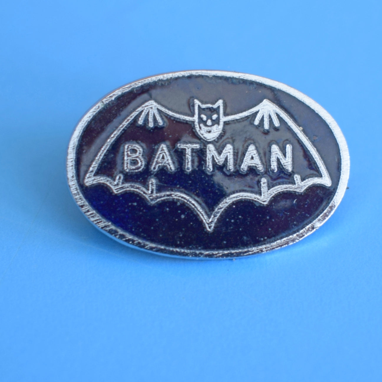 Vintage 1970s Enamel Pins - Superman/ Batman