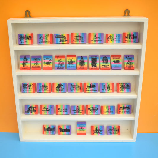 Vintage 1990s Rainbow Rubber Collection - Tourist Attractions