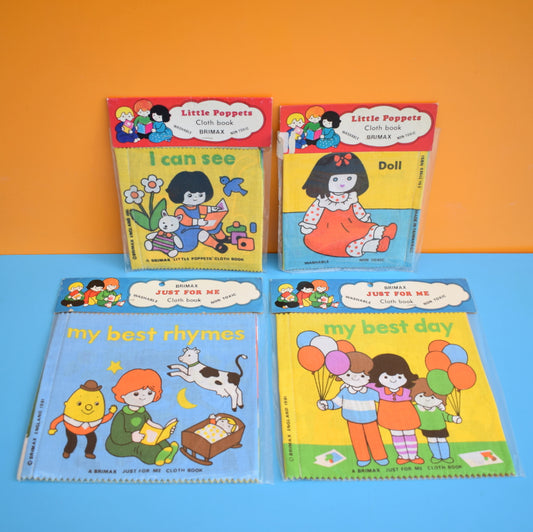 Vintage 1980s Cloth Books - Little Poppets - Brimax - Unused