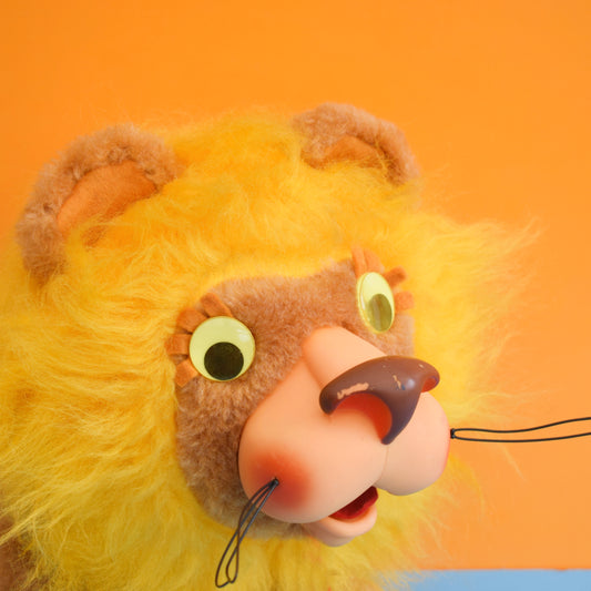 Vintage 1960s Growling Lion Toy - Larry
